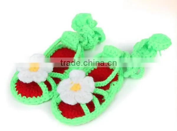 Elegant Nice Design Hot Sales Girl Free Knitting Pattern Baby Shoes photo-5