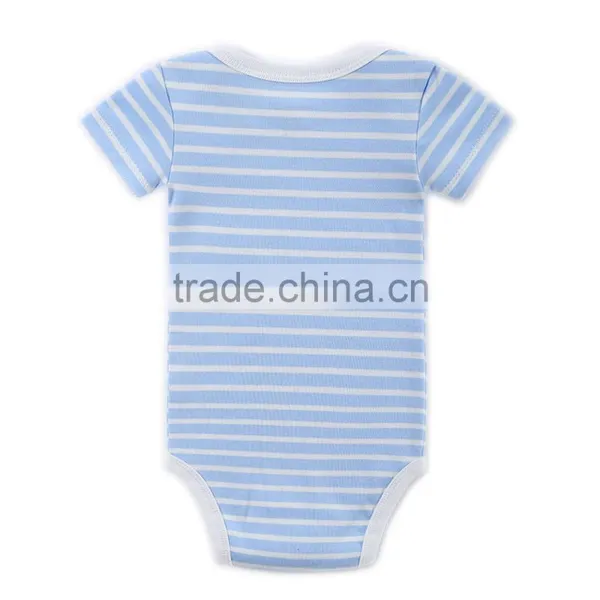 2017 Summer New Style Cotton Stripe Baby Jumper Jumpsuits One-piece Garment photo-3