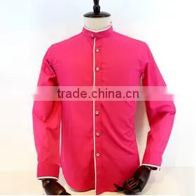 100% Cotton New Button Down Shirts ,fashion Pinstripe Long Sleeve Shirts for Men,OEM Service for Men's Shirts photo-3
