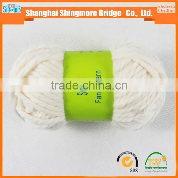 China Yarn Supplier Hot Sales High Quality Small Order Chunky Acrylic Polyester Blended Yarn for Hand Knitting photo-6