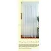 Stock Solid Voile Sheer Panel