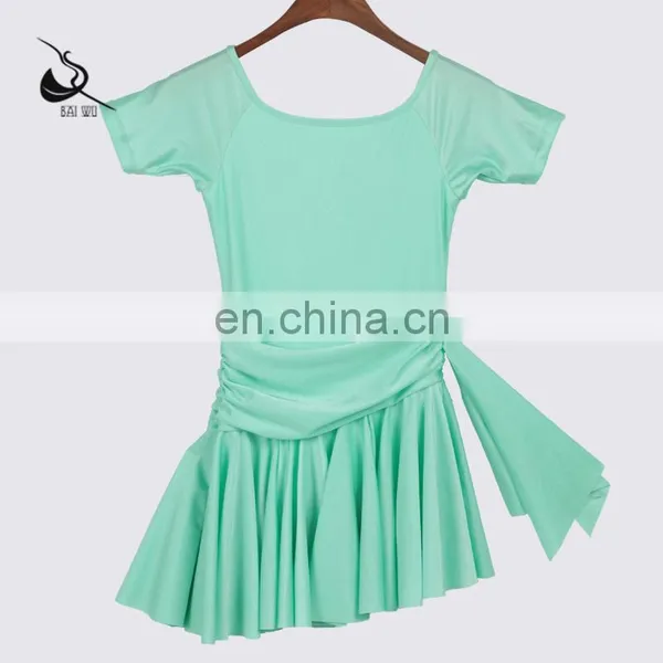 116282511 Children Girl Shiny Latin Dress photo-5