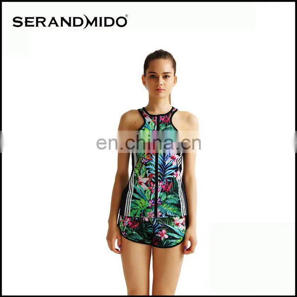 Latest Wholesale Beautiful Nature Dylan Women Digital Printing Hot Breathable Casual Fashion Suit
