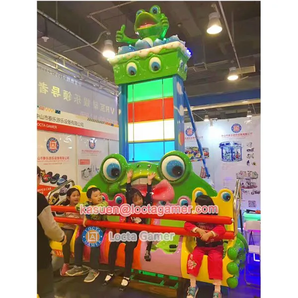 Zhongshan Amusement Park Equipment Fall Tower Rides 5 Seat Frog Jump Mini Drop Ride Jumping Machine, Crazy for Kids photo-4