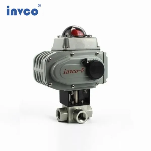 INVCO Stainless Steel 3 Way High Pressure Ball Valve 304 316 Ball Valve