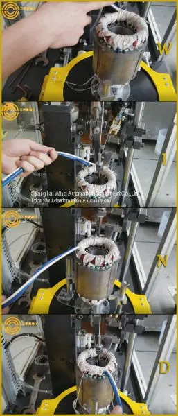 Stator Coil Single Side Lacing Machine With Servo System WIND-100-CL photo-3