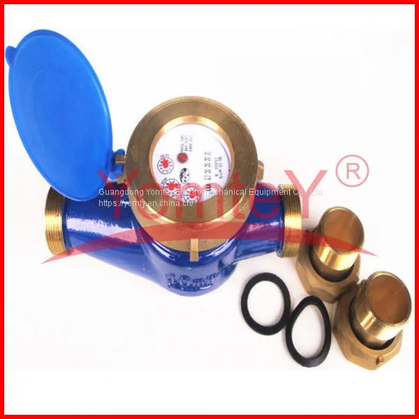 Residential Water Meter Multi-jet Dry-dial Water Meter for Apartment Project Brass/Iron Class B Magnetic Drive Domestic Water Meter photo-2