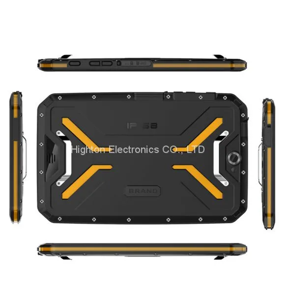 Factory 8 Inch Dustproof Waterproof Tablet With Barcode Scanner Android 9.0 UHF RFID Rugged Mobile Computer photo-4