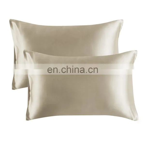 Professional Pilling Silky Smooth Breathable Polyester Durable Queen Satin Pillowcase photo-6