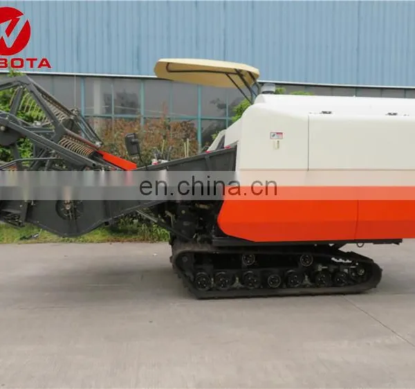 Wubota Crawler Small Rice Paddy Wheat Combine Harvester for Sale photo-3