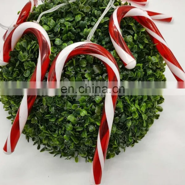 Battery Powered 3D Candy Cane Christmas Crutch Fairy LED String Light Party Light photo-5