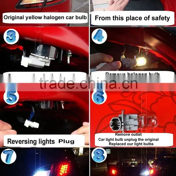 Festoon 4smd 31mm 5050 Car Dome Instrument Light Bulbs License Plate Indicator Lights 6 Colors photo-5