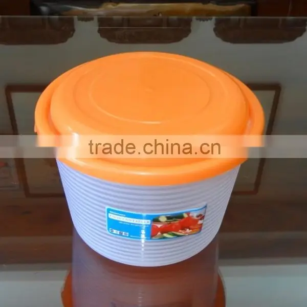 4L Round Plastic Food Storage Container, Storage Box photo-2