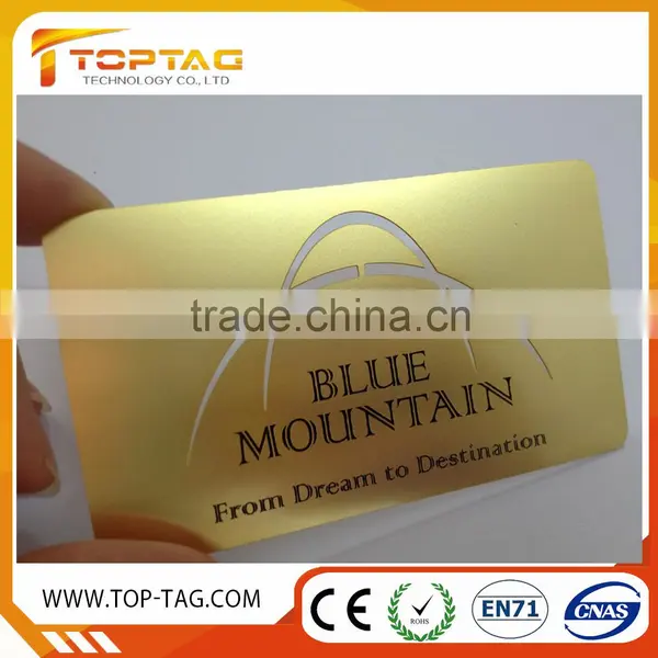 Direct Factory Metal Engraved Custom Cheap Metal Business Card photo-3