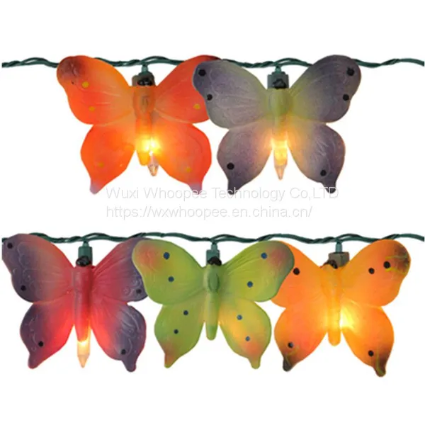 Christmas String Lights for Decoration, Lighted Starfish Seashore Plam Tree Goblet Butterfly Fairy Lights photo-2