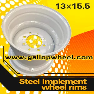 Steel Implement wheel rims 13X15.5 for 400/60-15.5 tires