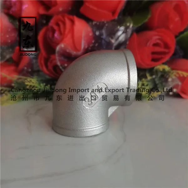 Elbow Stainless Steel Thread Pipe 304 316 Fittings photo-3