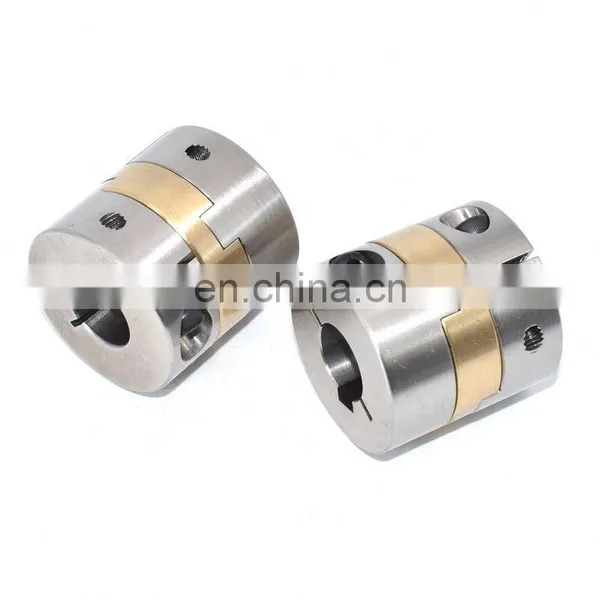 DINGJIAN Oldham Coupling Transmit Torque Rotate Cnc Stainless Steel Bronze Clamp Type Coupler Model CHCBG-S photo-2