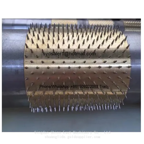 300m/min 800 Degree Hot Needle Micro Perforation Machine Rotary Needle Roller Punching Machine photo-2