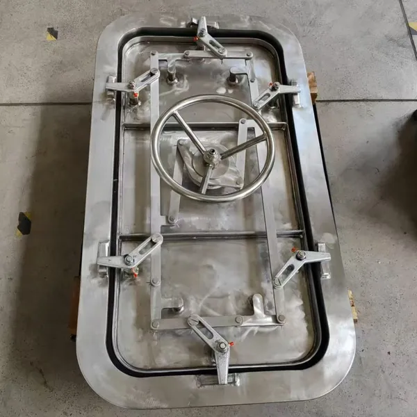 Quick Action Hatch Door Single or Double for Marine Ship Use-Weatherproof Aluminum Steel ABS Material CCS Certified photo-3