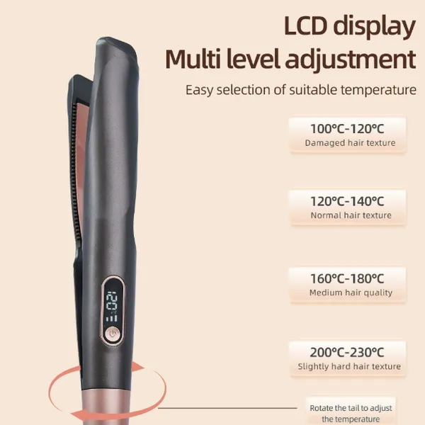 2-in-1 Twisted Straight Curling Iron/wave Clamp for Both Curling and Straightening Purposes（Wechat:13510231336） photo-3