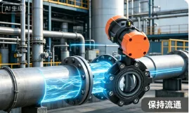 PVC-U Lug Butterfly Valve Pneumatic Actuated Valve Fail Open for Industrial Pipeline