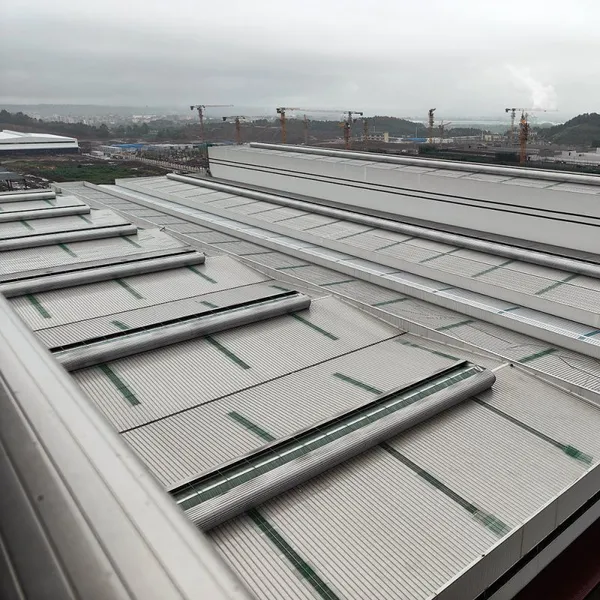 Clear Glass Fiber Roof Material Transparent Corrugated Roof Material photo-4