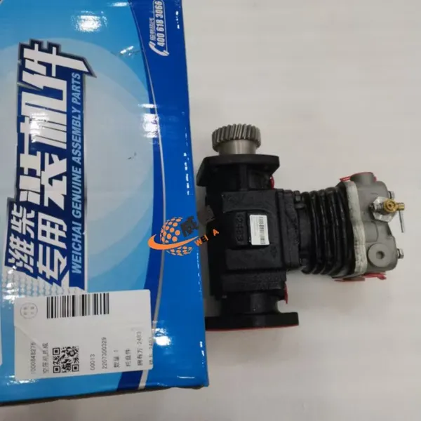 Original SDLG 1000848276 Air Compressor for Wheel Loader Spare Parts in Stock. photo-3