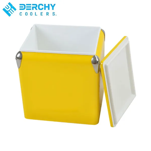 Wholesale 13L Metal Ice Cooler Stainless Steel Thermal Mini Cool Box Outdoor Portable Lunch Drink Cool Chest OEM Accept photo-2