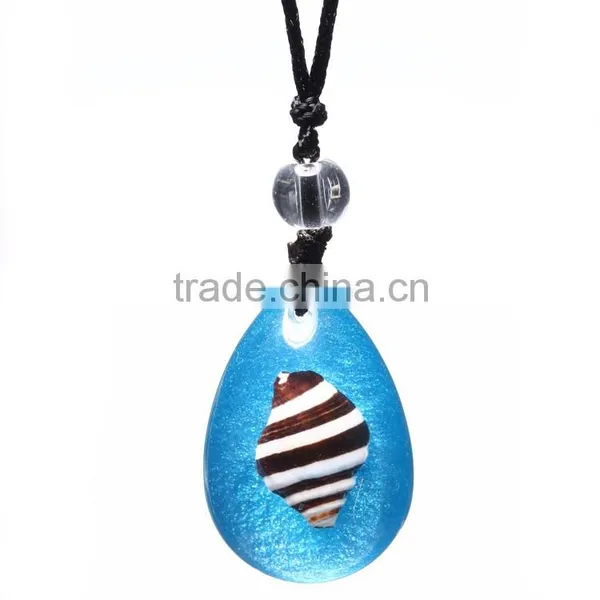2016new Fashion Resin Necklace With Kinds of Real Sealife photo-4