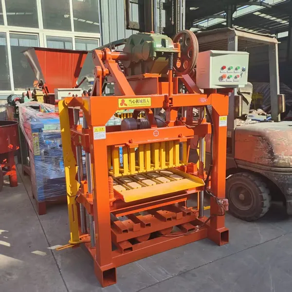 QT4-40 Semi Automatic Hollow Block Making Machine Concrete Cement Brick Making Machine photo-2