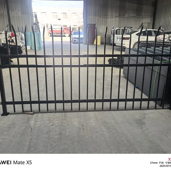 Wrought Iron Fence for Residential Villa Perimeter 1.8m Height Decorative Scrolls photo-4