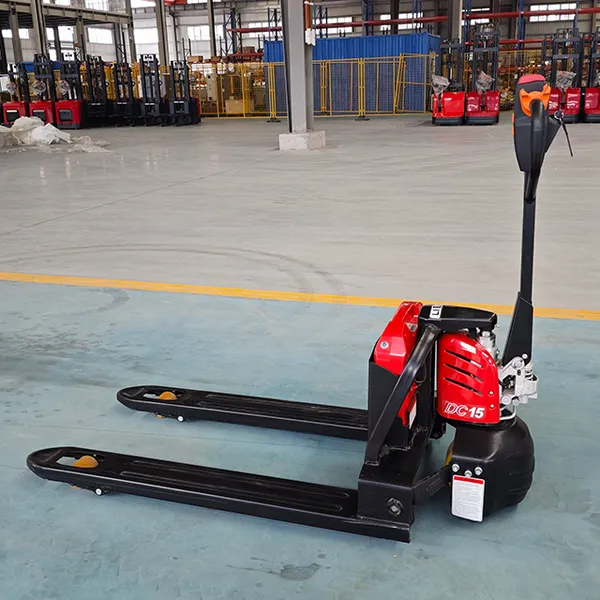 1500KG 2000KG New Portable Hydraulic Electric Forklift Hand Pallet Truck Jack 24V Motor Electric Pallet Jack Workshop