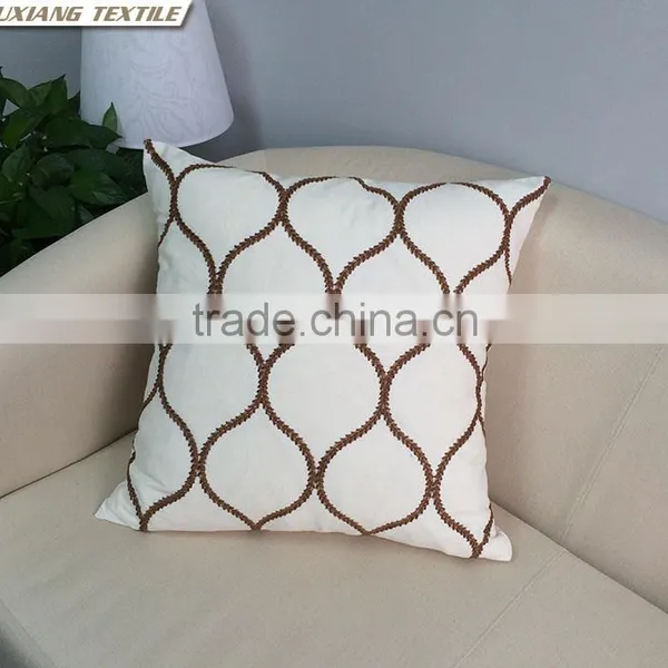 Embroidered Kinds Of Geometric Fingure Sofa Home Decor Cushion Cover photo-2