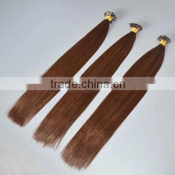 Remy U Nail Tip Hair Extensions Remy U Tip Keratin Human Hair Extension photo-2
