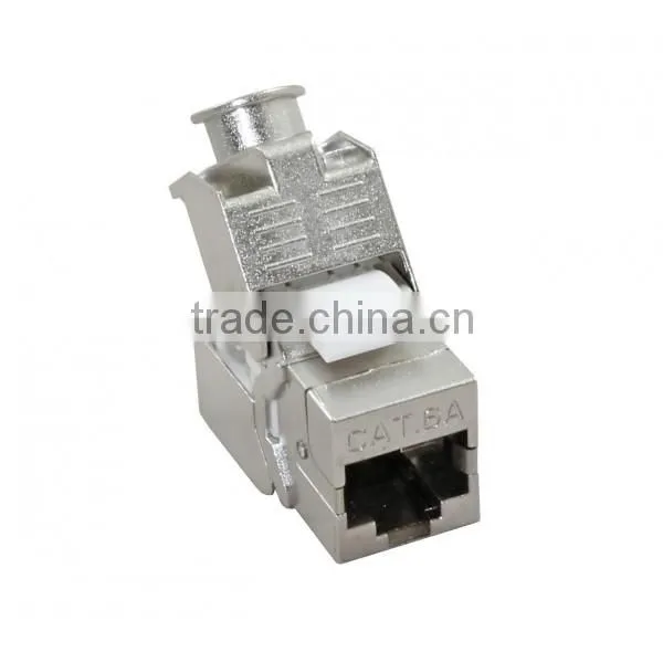 RJ45 Singer Port RJ45 Cat6A FTP Female Keystone Jack photo-2