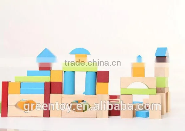Wood Blocks Building Toy Educational Toys Wooden Castle photo-2