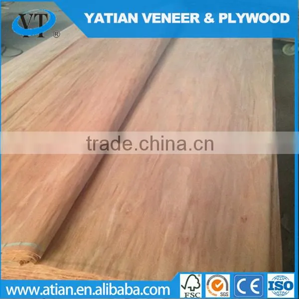 Natural Wood 0.25-0.3mm Furniture Face Water Gum Veneer photo-2