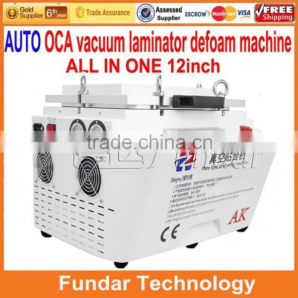 OCA Vacuum Laminating Machine LCD Refurbishing Laminator Machine Built-in Bubble Remover Machine