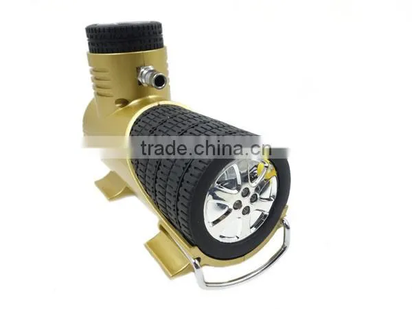 Small Footprint Portable Car Air Compressor With 4 LED photo-4