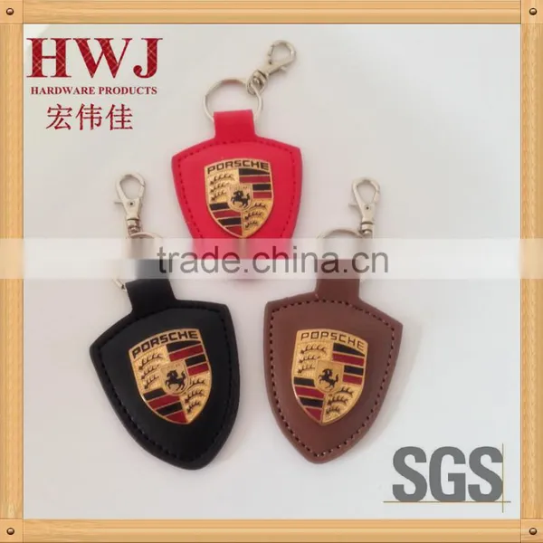 High Quality Leather Key Fob Keychain