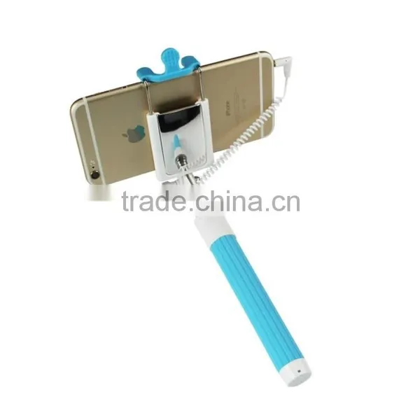 Mini Self-pole Monopod Selfie Stick With Cables photo-4
