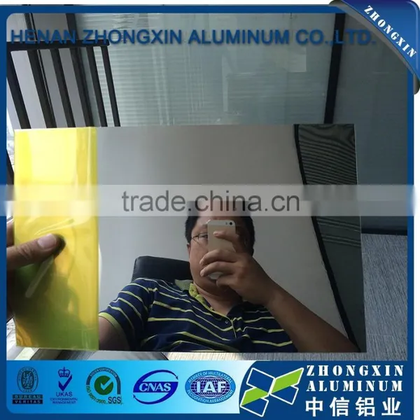 High Reflective Polished Aluminium Mirror Sheet With ROHS