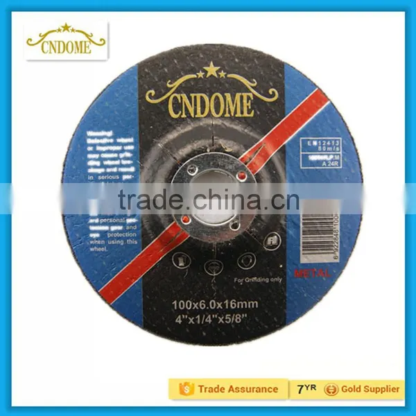 4'' 100x6x16MM Abrasives Tools Grinding Wheel For Metal photo-3