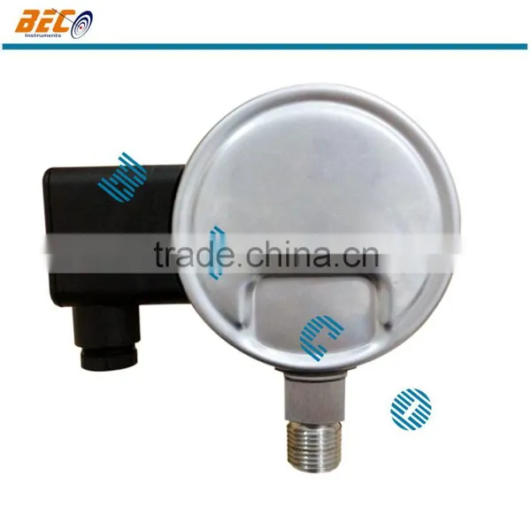 Good Price of Electric Three Contact Bourdon Pressure Gauge Manometer photo-3