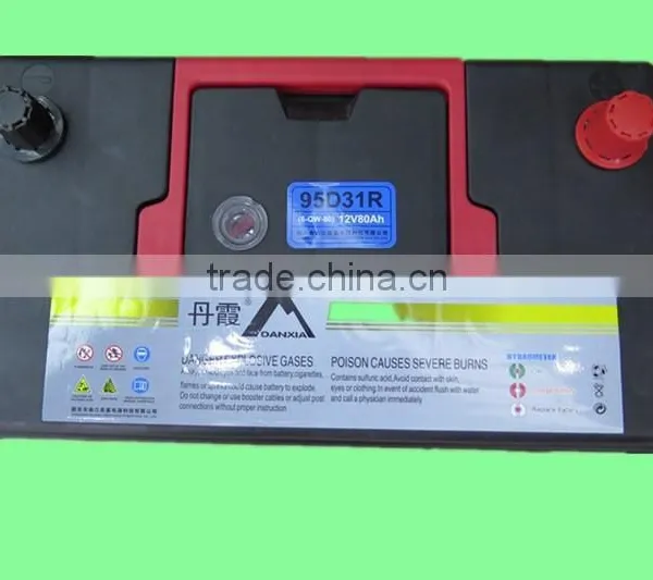SMF Rechargeable Automotive Car Battery 95D31L-MF, 12V80Ah photo-3