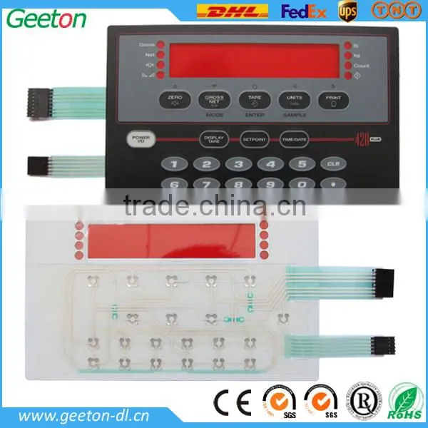 Custom China Manufacture Hot Waterproof PC LED Touch Button Lable Switch
