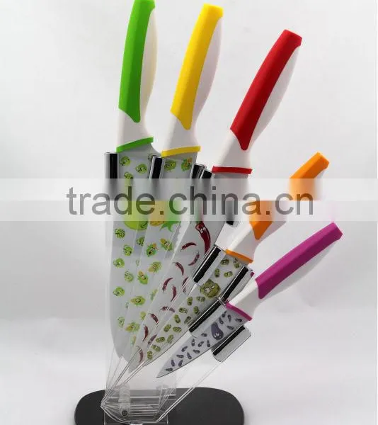 5pcs Pattern Non-stick Skinning Knife Set