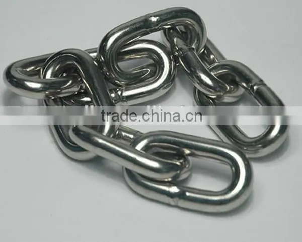 ASTM / EN818 / DIN/JIS/ Korean Standard Stainless Steel Link Chain