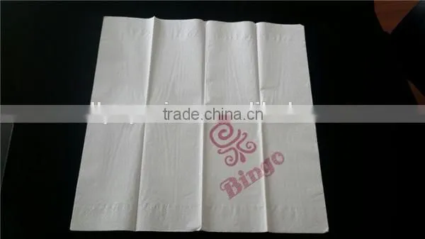 White Dinner Napkins 40x40cm 3ply 1/8fold photo-4